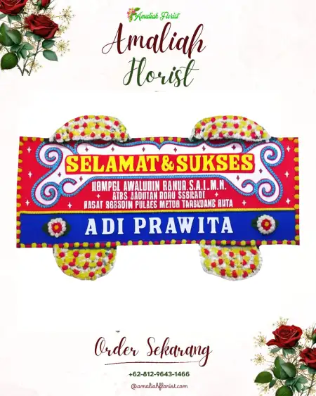 Papan Bunga Ucapan Selamat Selokarto